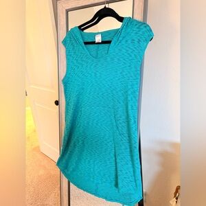 Merona tank sheer teal coverup (M)